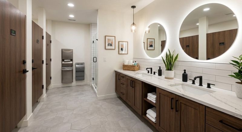 Industrial Bathroom Renovation in Denver County, CO