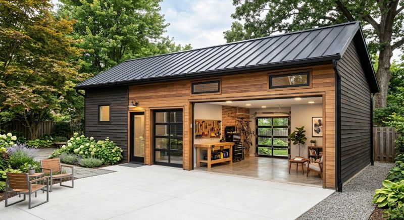 Garage Addition Construction in Conroe, TX