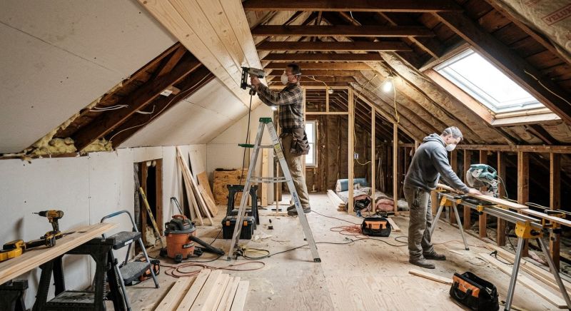 Garage Attic Remodeling in Alpharetta, GA