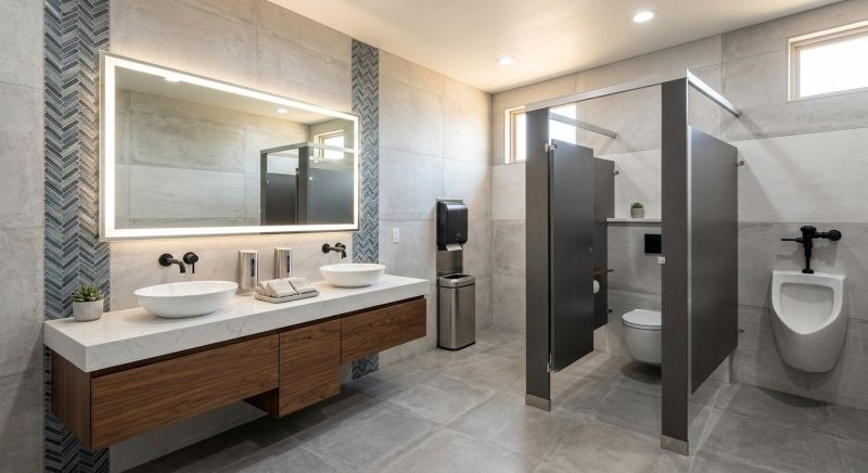 Industrial Bathroom Renovation in Arvada, CO